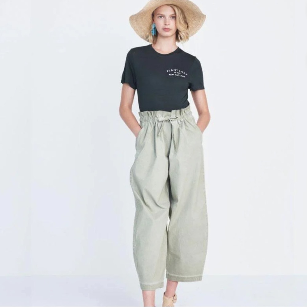 Plant Lady is the New Cat Lady SiiZU Eco Responsible T-Shirt Crew Neck Modal NWT